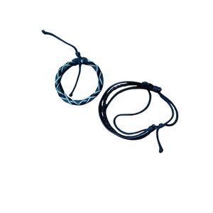 💟Leather Braided Bracelets